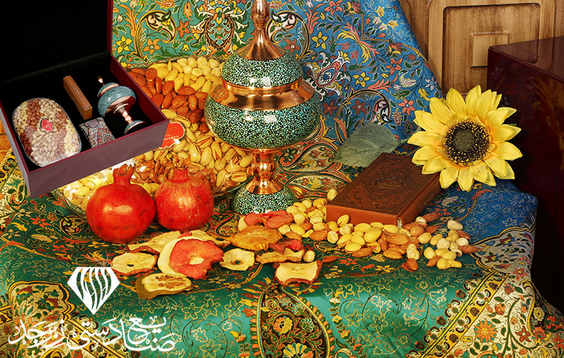 هدیه شب یلدا صنایع دستی سوغات مادرجون